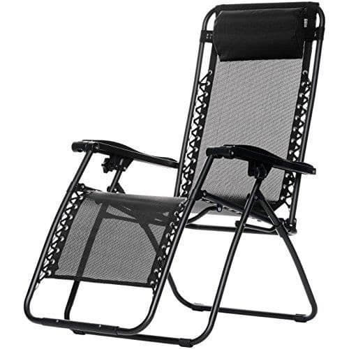 Campingstol - LF60040-Svart - Svart - Fällbar - Noll tyngd
