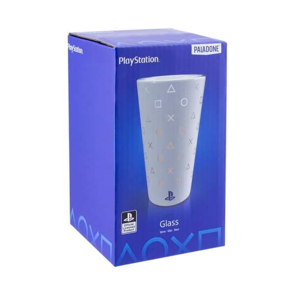 Glas - Playstation - PS5 - Rosa - Vit - Platt glas