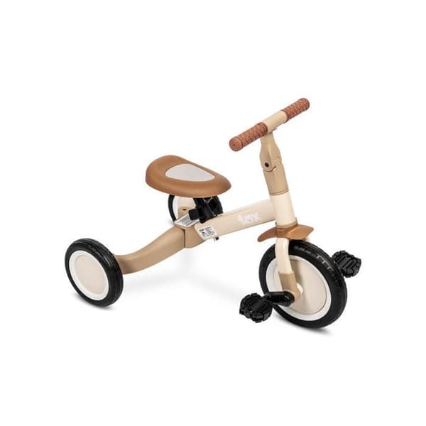 Trehjuling - IMPORT - Fox - Beige - 4 i 1 - Robust och mångsidig
