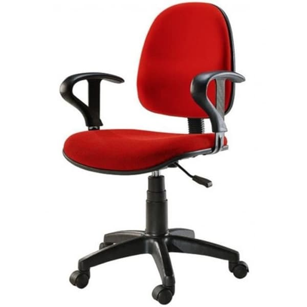 Kontorsstol - TECHLY - ICA CT MC04RE - Röd - Bekväm - Modern design