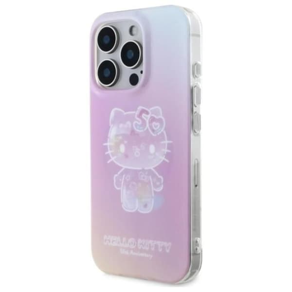 Telefonfodral - HELLO KITTY - iPhone 16 Pro - 50-årsjubileum - Gradienteffekt - MagSafe