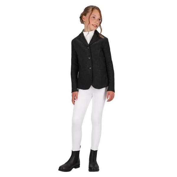 Tävlingjacka flicka QHP Kynlee - svart