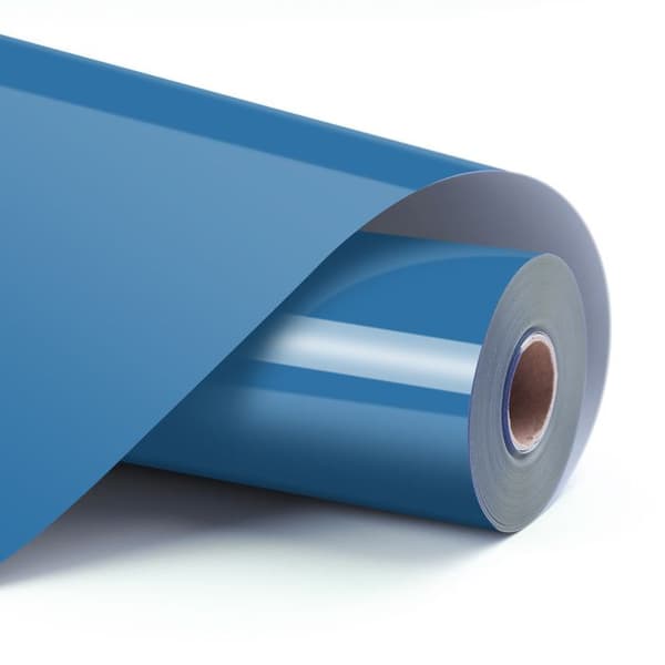 Värmeöverföringsvinyl Basic - Ocean Blue - 30,5 x 180 cm