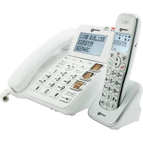 Trådlös seniortelefon GEEMARC AMPLIDECT COMBI 295 + AMPLIDECT 295 AD
