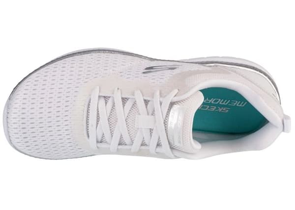 Basket Sneakers Dam, Vit, Skechers Bountiful - Quick Path