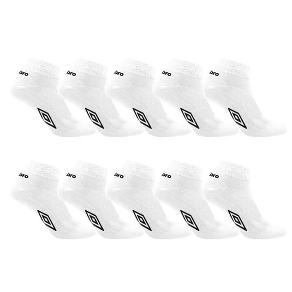 Umbro Strumpor Herr, Halvhöga Strumpor Herr (10-pack) - Vit