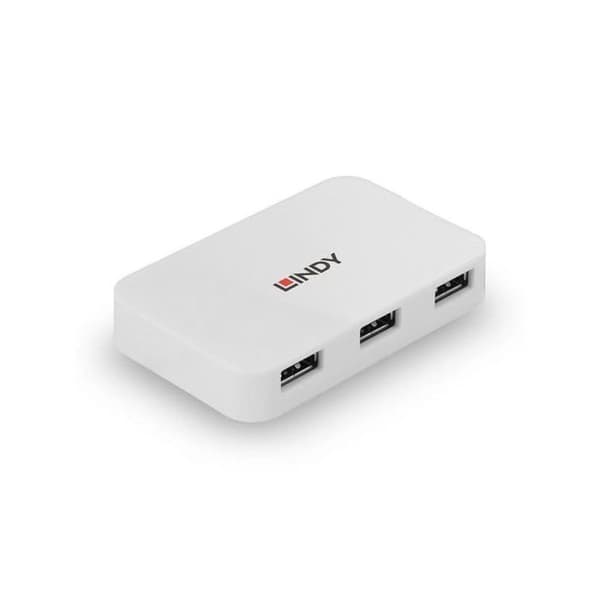 LINDY Basic USB 3.0 hubb - 4 portar - Vit