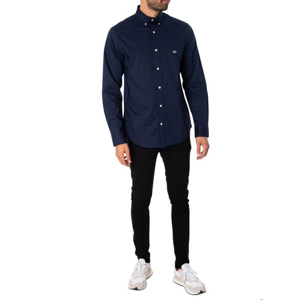 Skjorta i Regelbundet Poplin - GANT