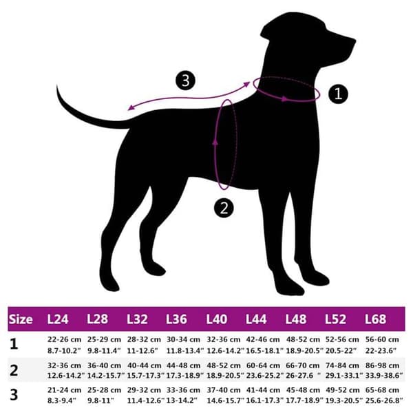 Hundjacka för vinter - vidaXL - Vattentät - Fleecefoder - Inbyggd sele - Reflexband