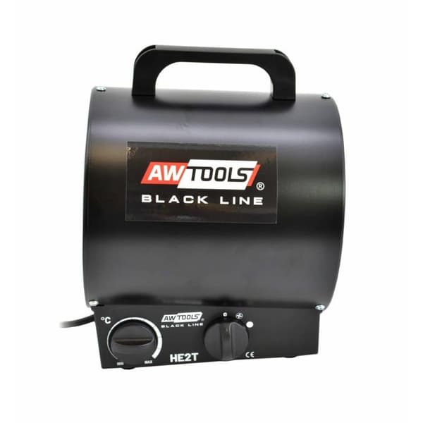 Elvärmare - AWTools - AW85715BL - 2000W - Svart - Elektrisk rör