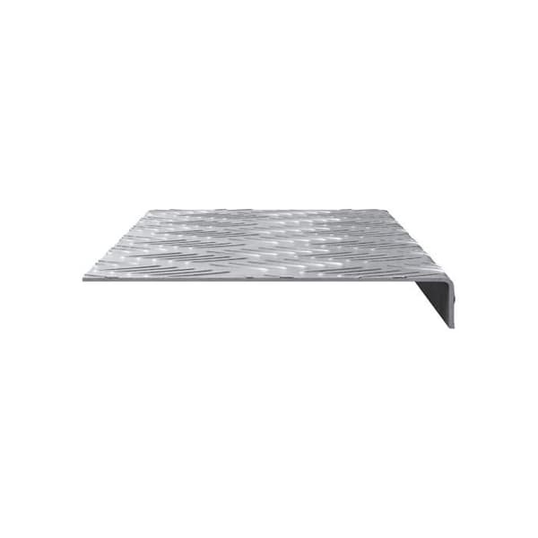 Aluminiumtrappsteg - vidaXL - Halkfria - Silver - Rektangulär - Hög hållbarhet