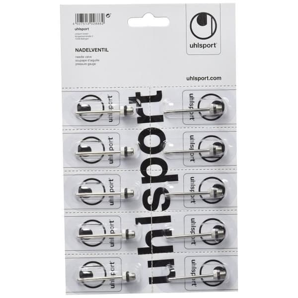 Uhlsport - Set med 10 silverfärgade ballnålar