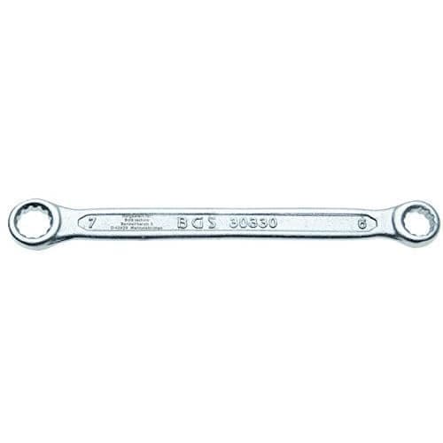Dubbelsidig polygonnyckel - BGS - Extra platt - 6 x 7 mm