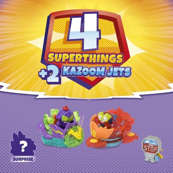 Miniatyrfigur - miniatyrkaraktär Superthings rivaler av kaboom - 6