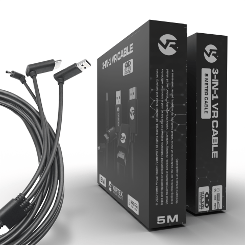 3-i-1-kabel för HTC Vive | VortexVR
