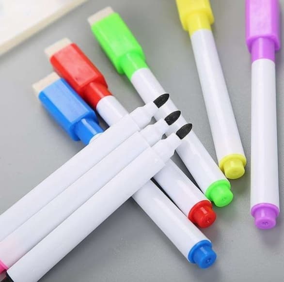 8-pack – Whiteboardpennor med sudd – Pennor