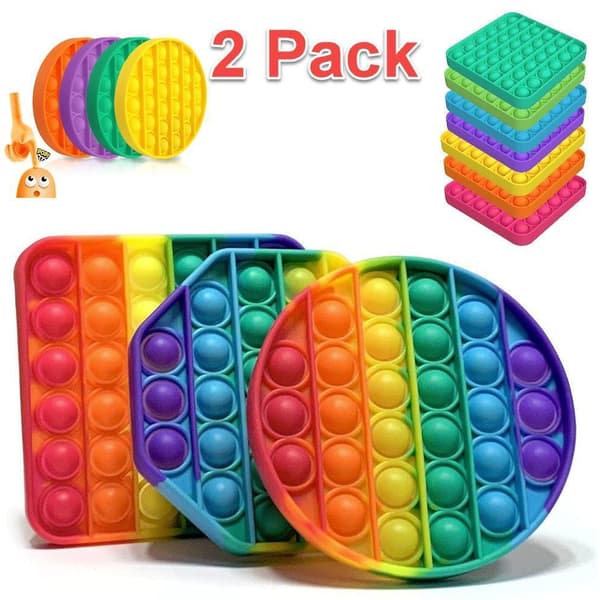 2 kpl Pop It Fidget Leluja Leksak / Sensory - Valitse malli & väri