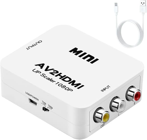 RCA AV - HDMI-muunnin / -sovitin 1080P Universal Musta