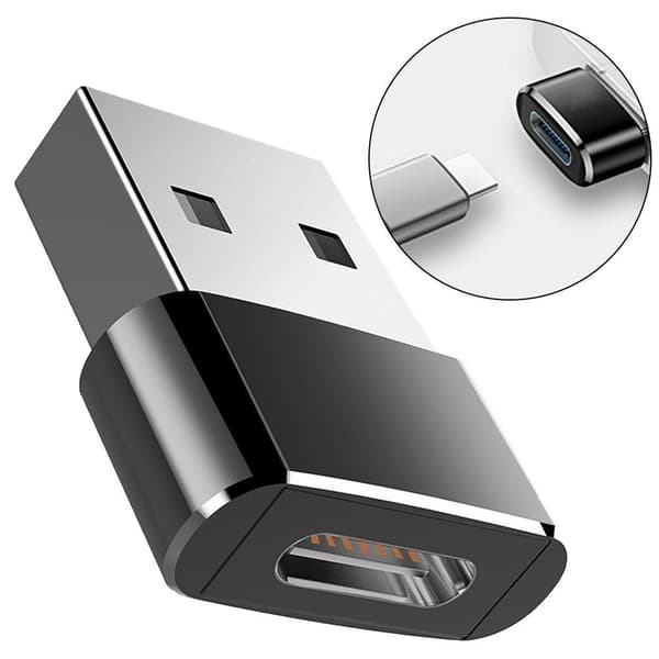 USB-sovitin - USB tyyppi A (uros) - USB-C (naaras) - USB 3.1