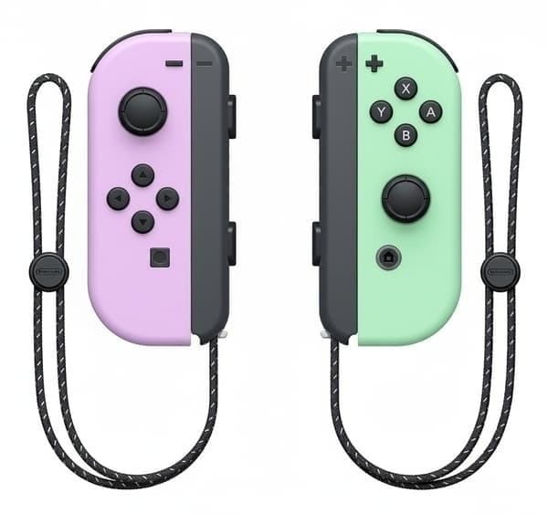 Handcontroller LED – Kompatibel med Nintendo Switch / Switch OLED Grå