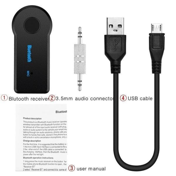 2 Pack Bluetooth Audio Receiver
