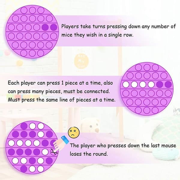2-pack Pop It Fidget Leksaker / Sensorisk - Välj modell & färg