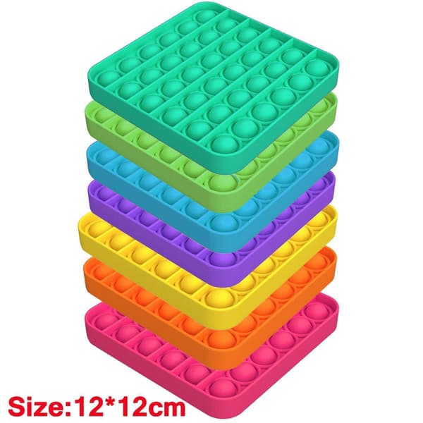2-pack Pop It Fidget Leksaker / Sensorisk - Välj modell & färg