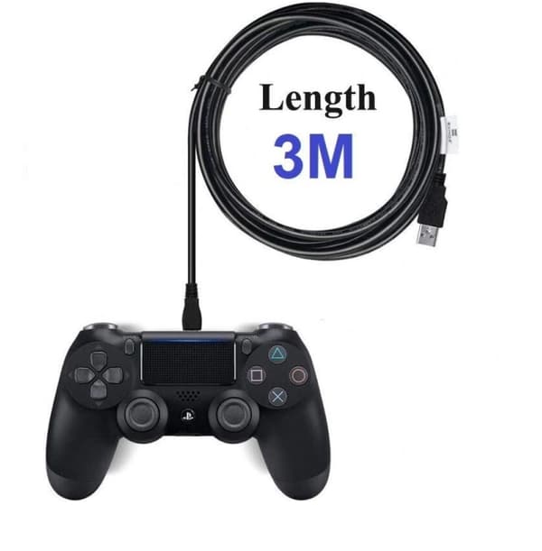 3M PS4 / Playstation 4  Laddkabel För handkontroll