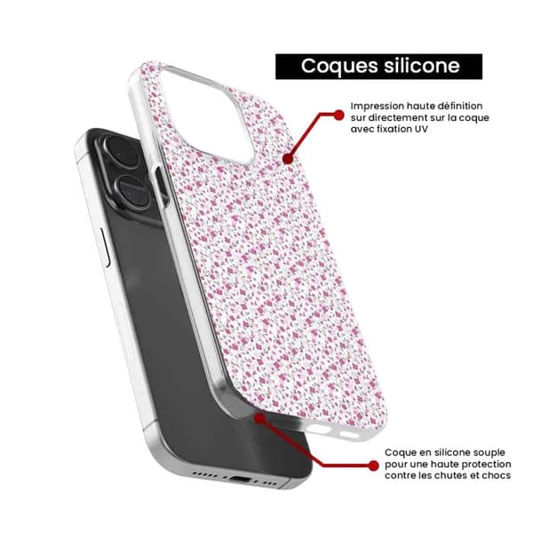 Silicone case printed - 1001 cases - Xiaomi 14 - Wild liberty pattern - Optimal protection - Semi-rigid