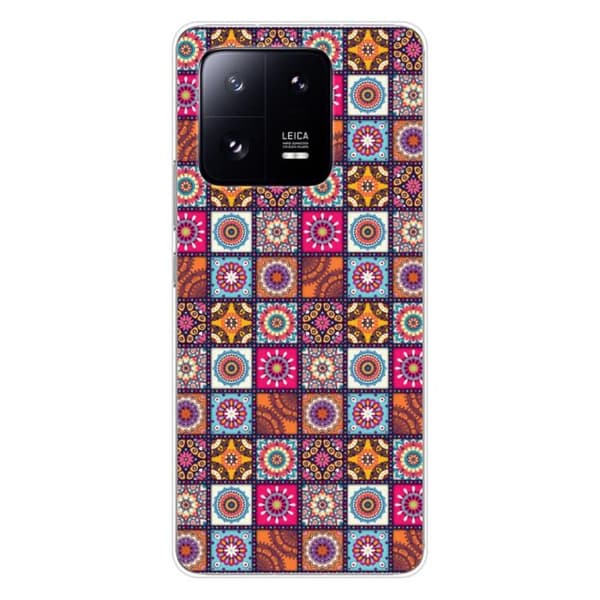Siliconefodral - Kompatibel med Xiaomi 13 Pro - design patchwork mandala