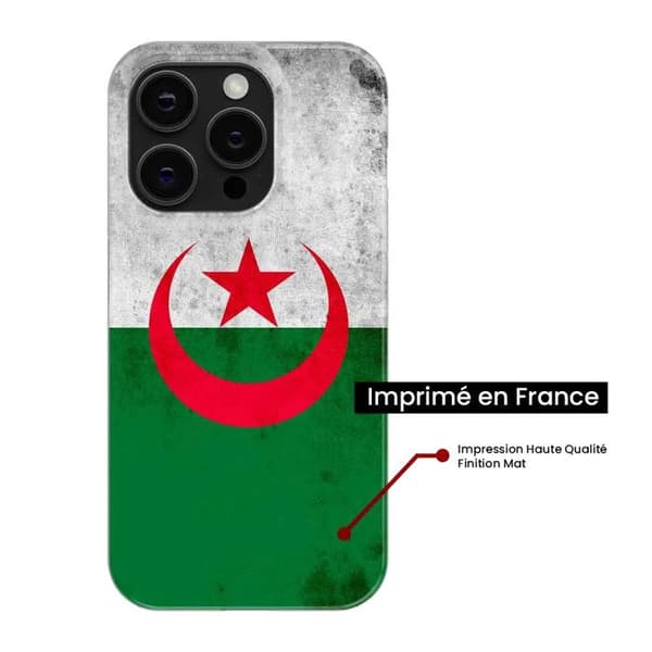 Siliconefodral - Kompatibel med Xiaomi 13 Pro - design med Algeriets flagga