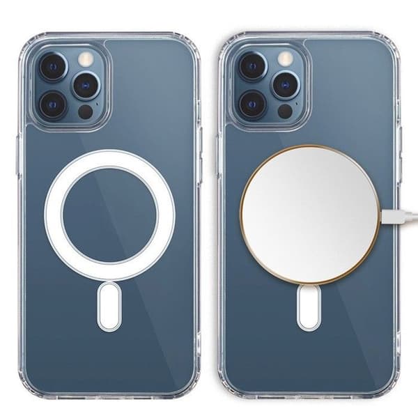 MagSafe-silikonskal - Apple - iPhone 16 Pro - Transparent - Semihård - Elegant