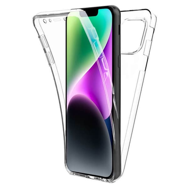 Heltäckande 360 - Apple - iPhone 14 Plus - Transparent - Halvstyv - Heltäckande skydd