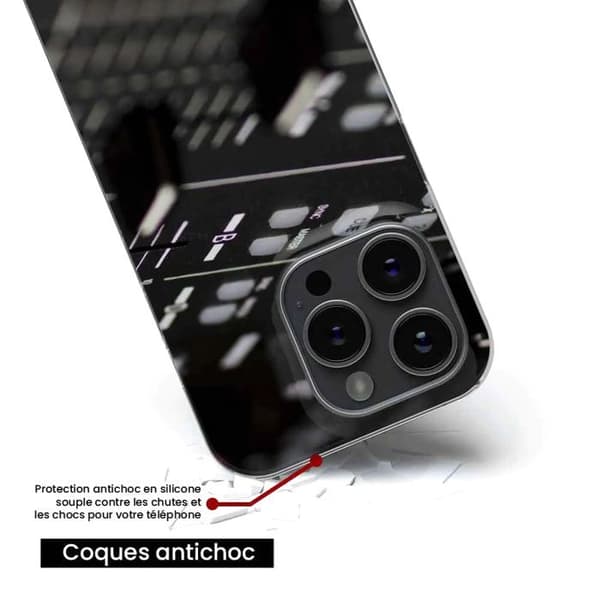 Tryckt silikonfodral som är kompatibelt med Xiaomi Redmi Note 12 4G DJ Mixer