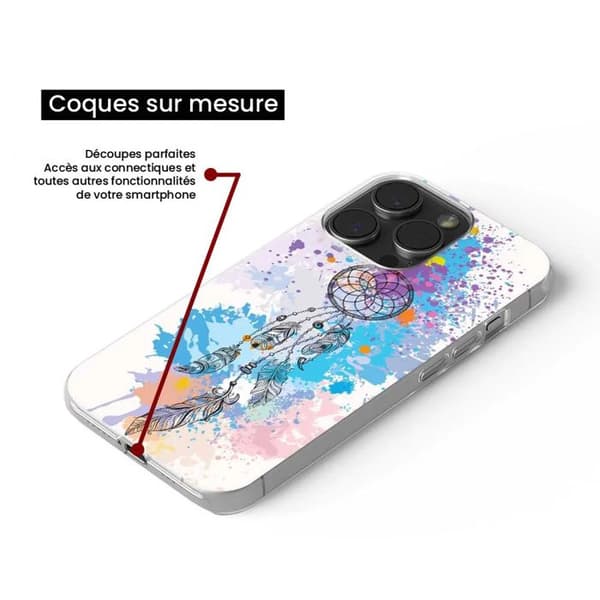 Siliconfoder - Kompatibel med Xiaomi Mi 12 Lite - design drömfångare färg