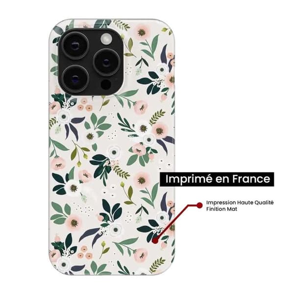 Siliconefodral - Kompatibel med Apple iPhone 13 - design blommor