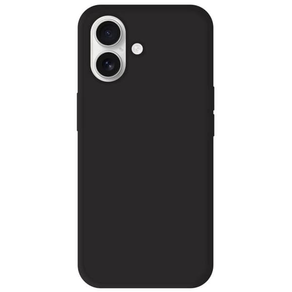 Svart silikonfodral - Kompatibel med Apple iPhone 16 Plus