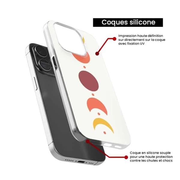 Tryckt silikonfodral som är kompatibelt med Xiaomi Redmi 13C 4G Eclipse