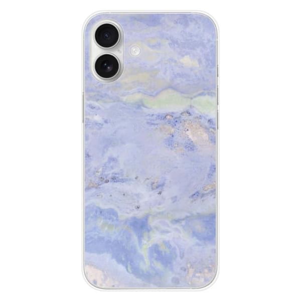 Tryckt silikonfodral som är kompatibelt med Apple iPhone 16 Plus Blue Marble