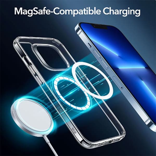MagSafe silikonfodral - Apple - iPhone 12 Pro Max - Transparent - Halvstyvt - Elegant
