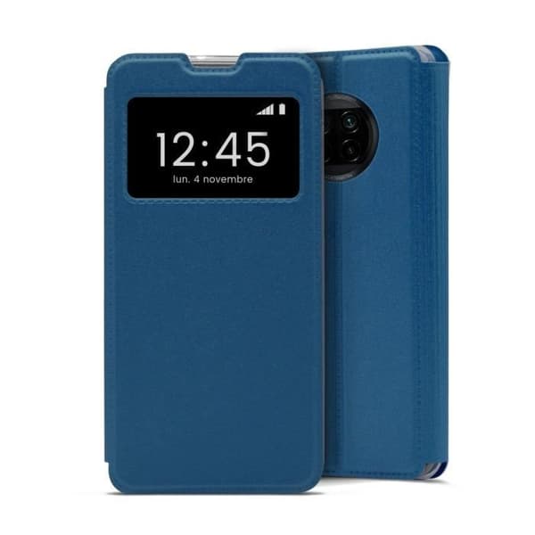 Blue Folio Case kompatibelt med Xiaomi Redmi Note 9T 5G