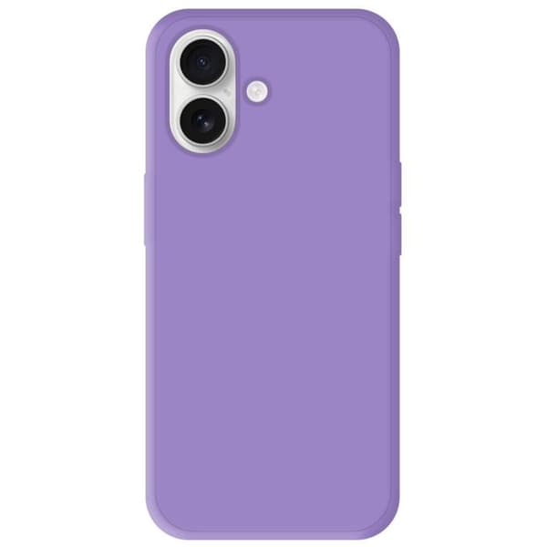 Lila silikonfodral - Kompatibel med Apple iPhone 16 Plus