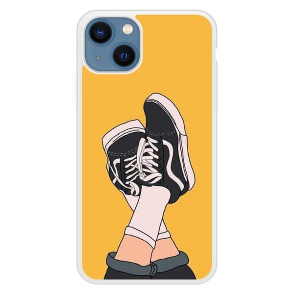 Reinforced silicone case with print compatible with Apple iPhone 13 Sneakers
