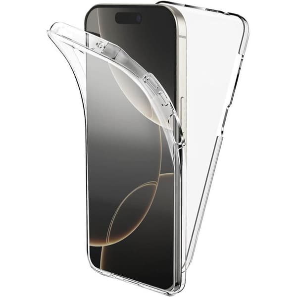 Heltäckande 360 - Apple - iPhone 16 Pro Max - Transparent - Semihård - Stötskydd