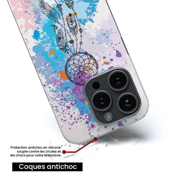 Siliconfoder - Kompatibel med Xiaomi Mi 12 Lite - design drömfångare färg