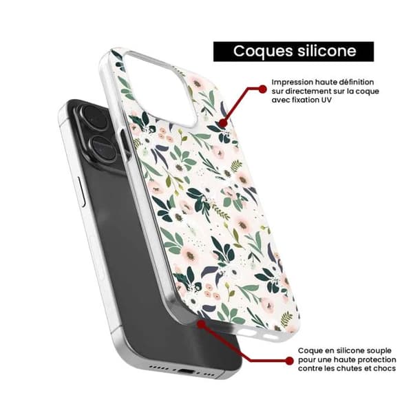 Siliconfodral med tryck kompatibelt med Xiaomi Redmi Note 11 Pro Plus 5G Blommor