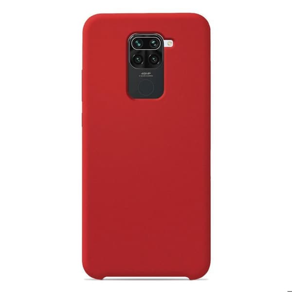 Silicone Coque Soft Touch - Xiaomi - Redmi Note 9 - Röd - Stötsäker - Trådlös laddning