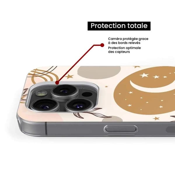 Tryckt silikonfodral som är kompatibelt med Apple iPhone 14 Plus Lunaison