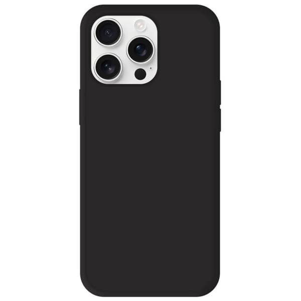 Svart silikonfodral - Kompatibel med Apple iPhone 16 Pro Max