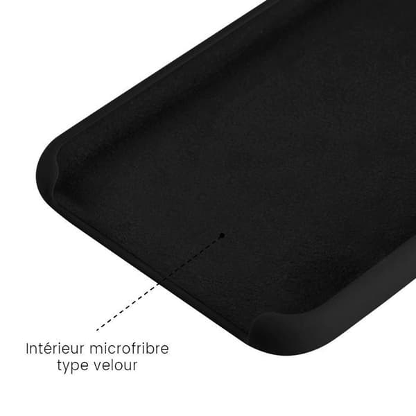 Silicone Coque Soft Touch - Kompatibel med Apple iPhone 13 Pro - svart